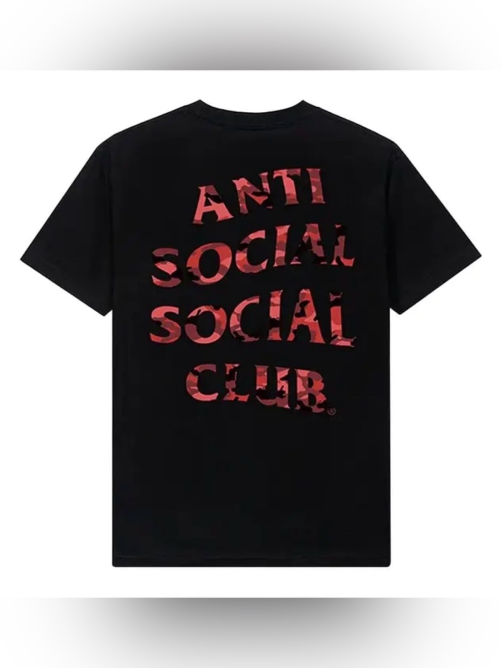 Anti Social Social Club Wild Life tee shirt camo red camouflage Antisocial